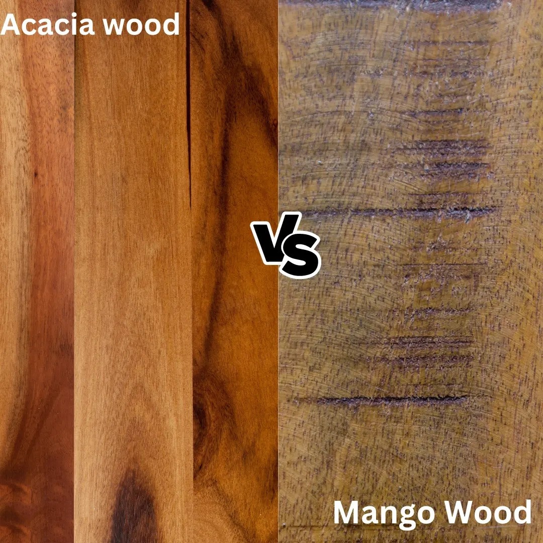 Acacia Wood Furniture vs Mango Wood Furniture Акация деревянная мебель против деревянной мебели из манго