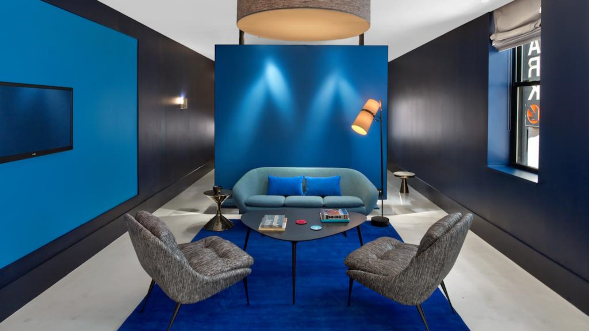 Linen and Kemp Fabrics Hotel Lounge Design