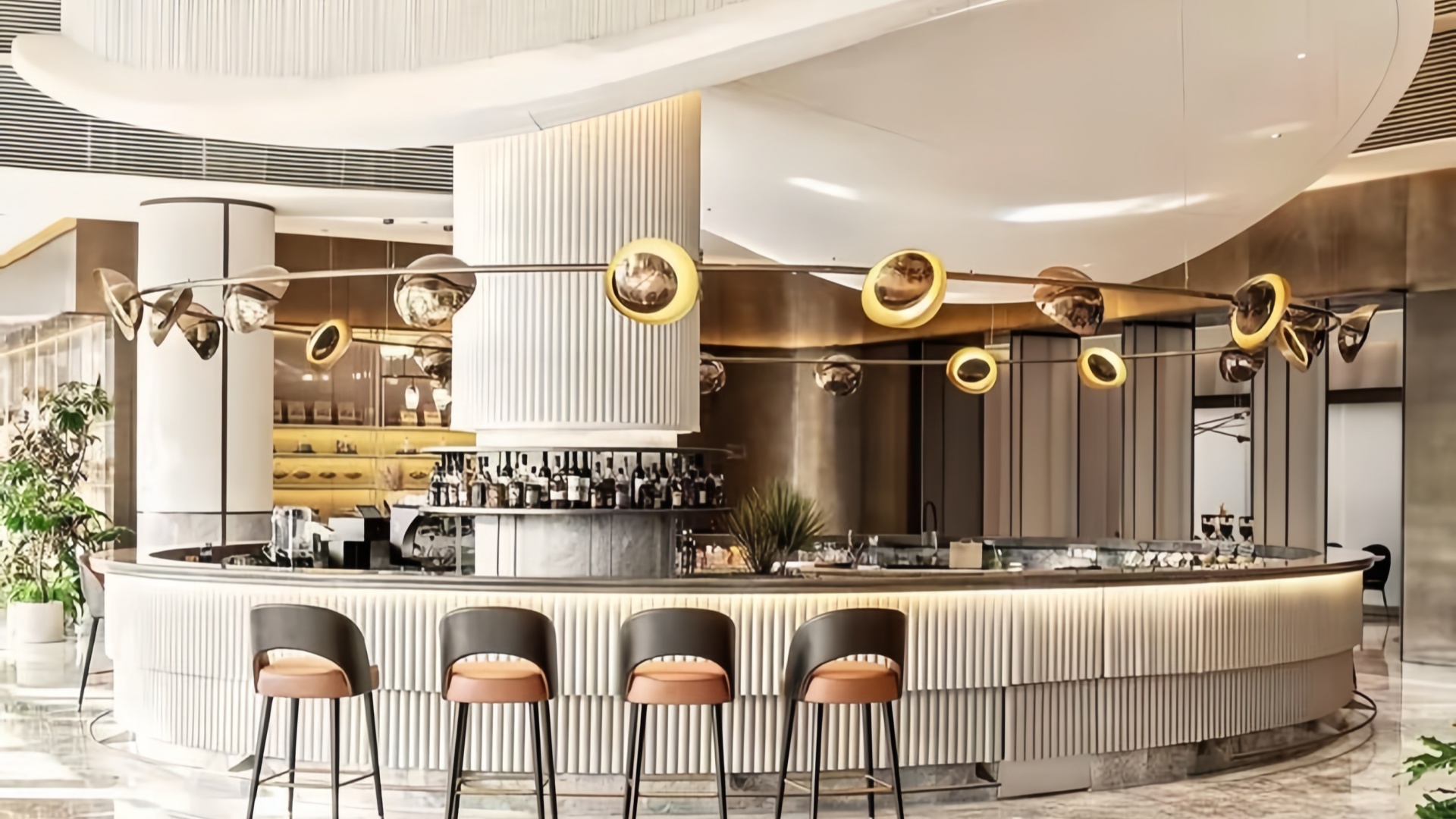 Декор для роскошного отеля бар