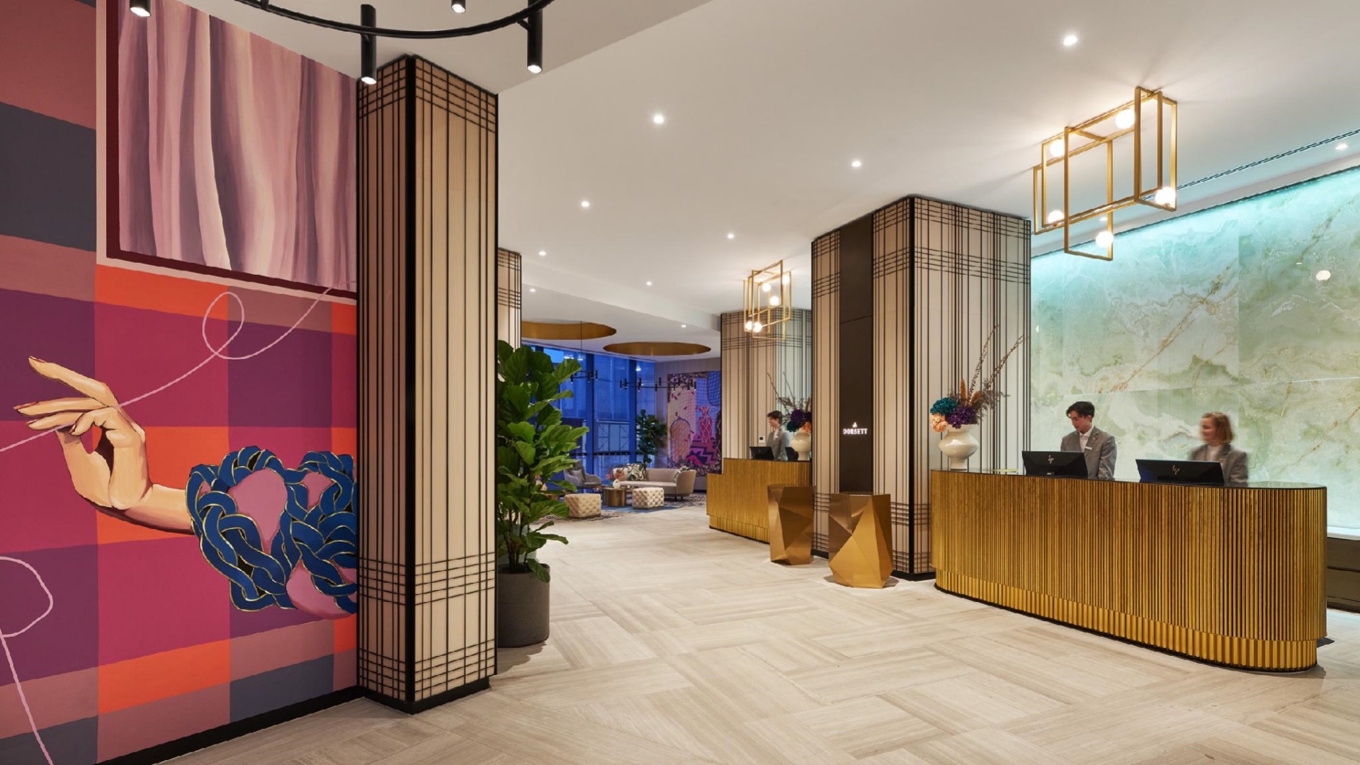 Смешивание искусства и комфорта: дизайнерские вдохновения и примеры для общественных мест в отеле