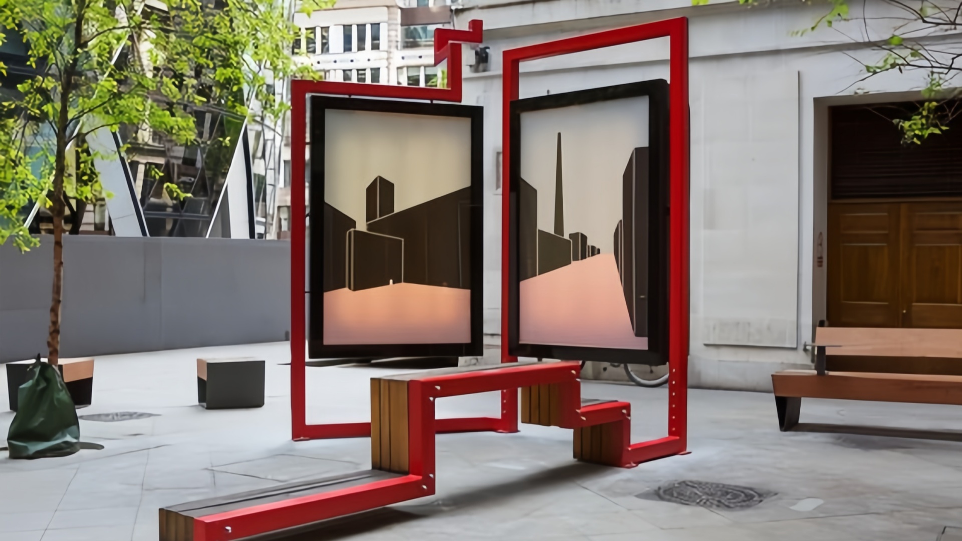 Наружная художественная инсталляция