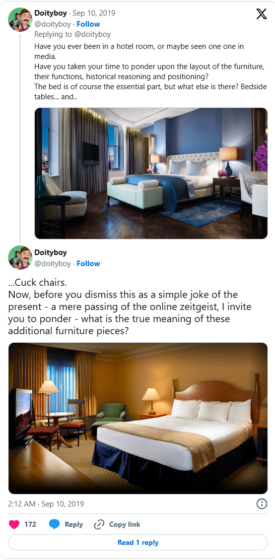 Кресло в Твиттере