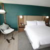 Кровать-платформа размера «king-size» в стиле Holiday Inn с мягким изголовьем