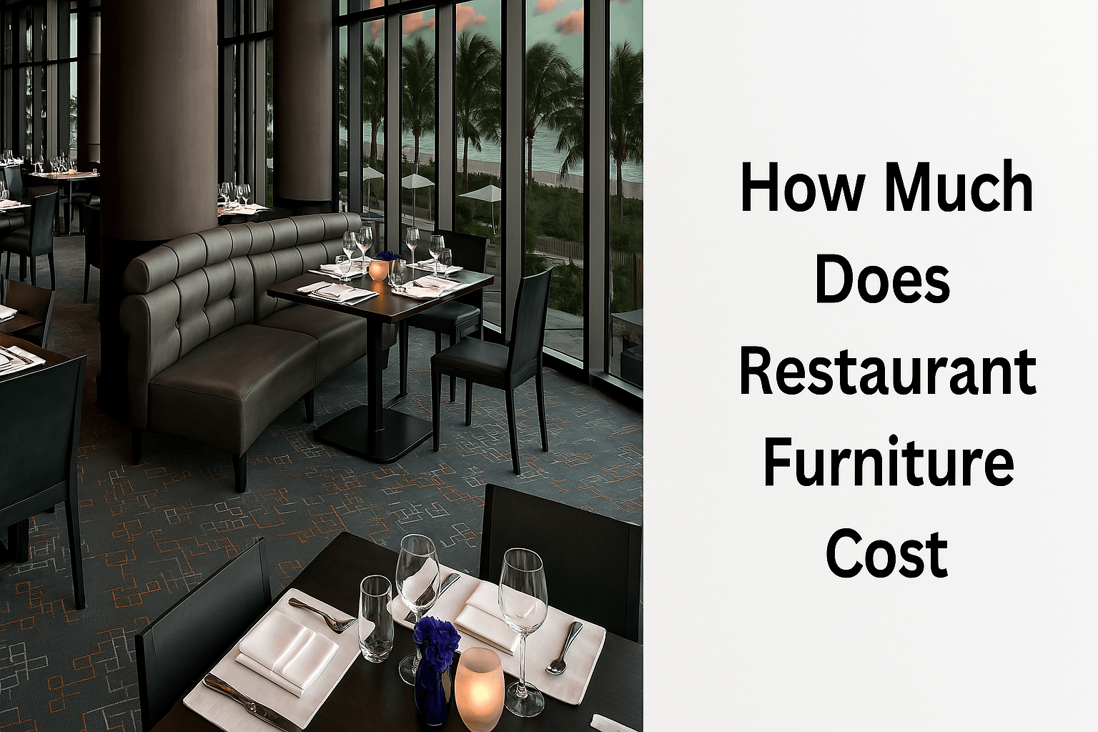 Сколько стоит мебель ресторана?