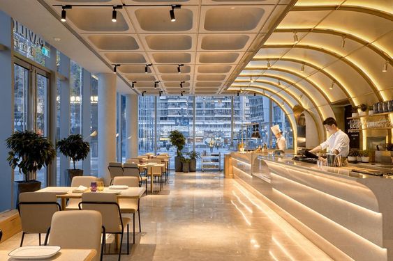 гостеприимный дизайн ресторана