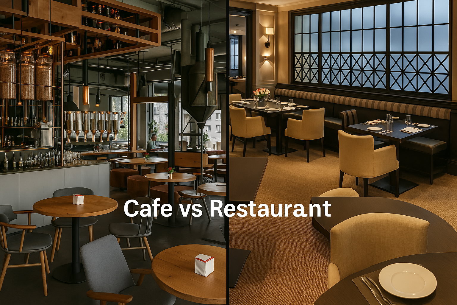 Кафе против ресторана: в чем разница