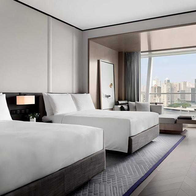 JW Marriott Modern Hotel King Size Bed