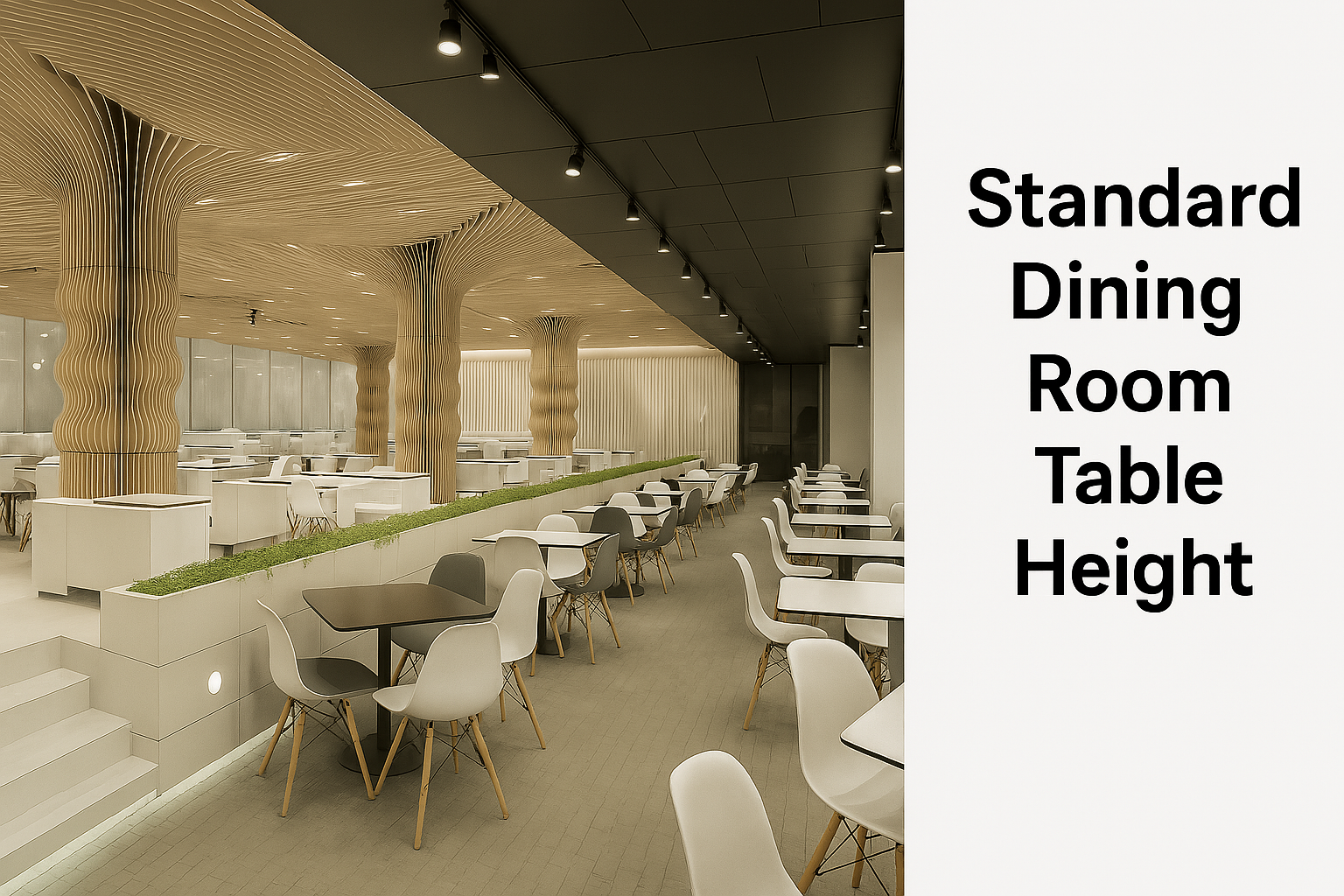 Стандартная столовая высота стола: полная гид и измерения