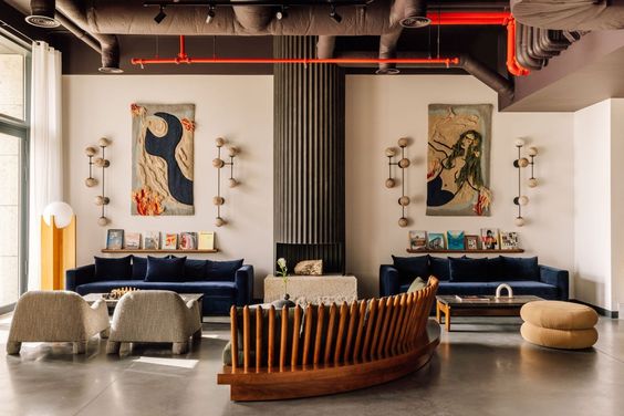 Эклектичный дизайн интерьера