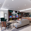 Элегантный современный диван для отдыха Hilton Lobby