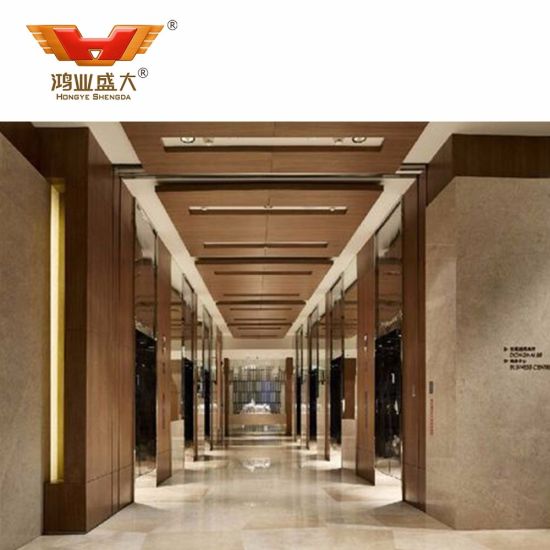 Новый дизайн отель роскошные деревянные внутренние настенные панели