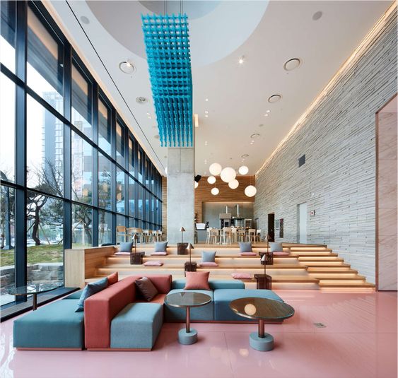 Модный дизайн отеля