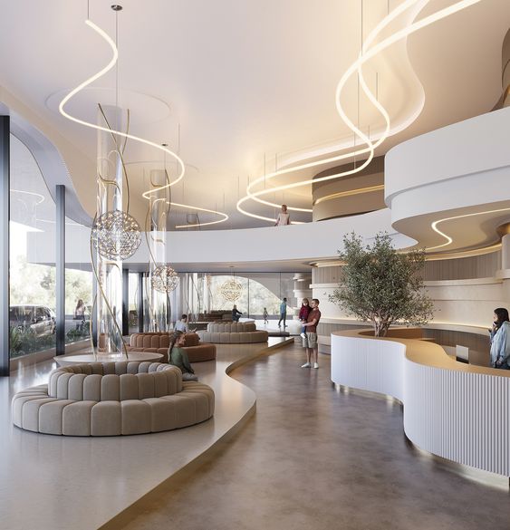 Отель лобби сидения