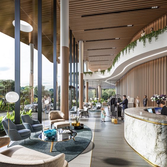 Отель Lounge Lobby Design