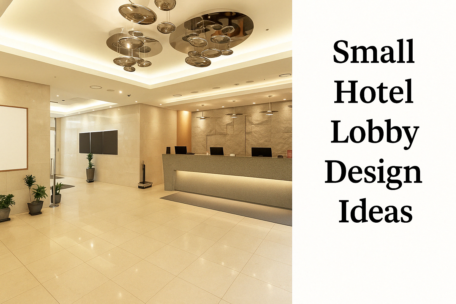 Идеи дизайна лобби для маленького отеля